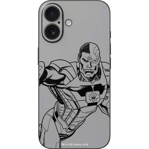 DC Comics Cyborg Comic Pop iPhone 16 Skin