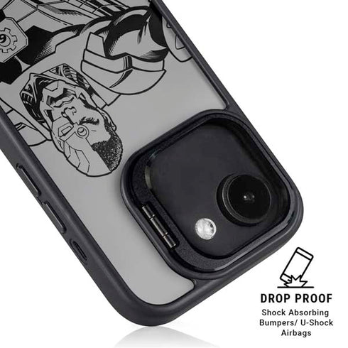 DC Comics Cyborg Comic Pop iPhone 16e Kickstand Case