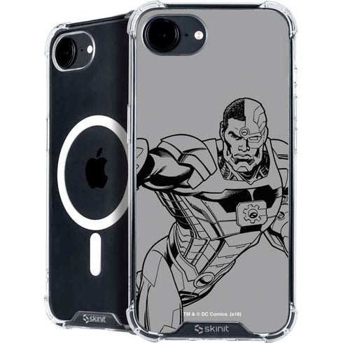 DC Comics Cyborg Comic Pop iPhone 16e MagSafe Case