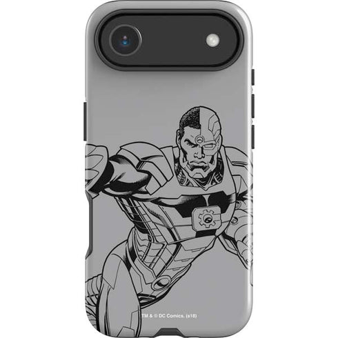 DC Comics Cyborg Comic Pop iPhone 17 Air Impact Case