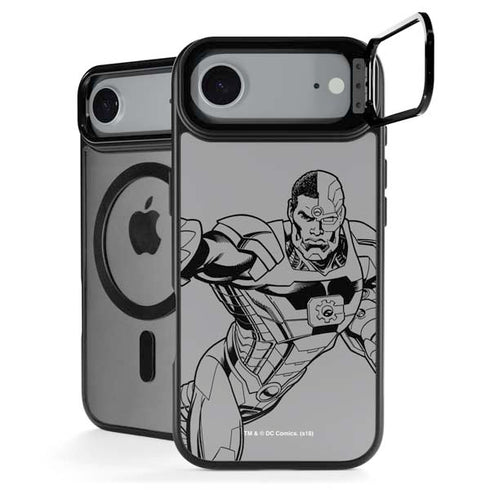 DC Comics Cyborg Comic Pop iPhone 17 Air Kickstand Case