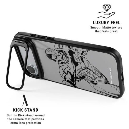 DC Comics Cyborg Comic Pop iPhone 17 Air Kickstand Case