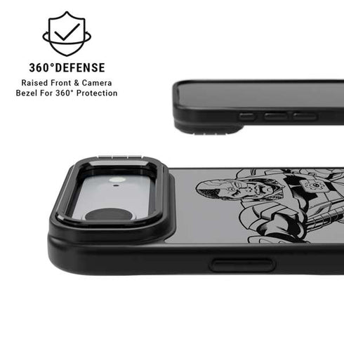 DC Comics Cyborg Comic Pop iPhone 17 Air Kickstand Case