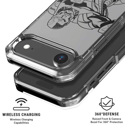 DC Comics Cyborg Comic Pop iPhone 17 Air MagSafe Case