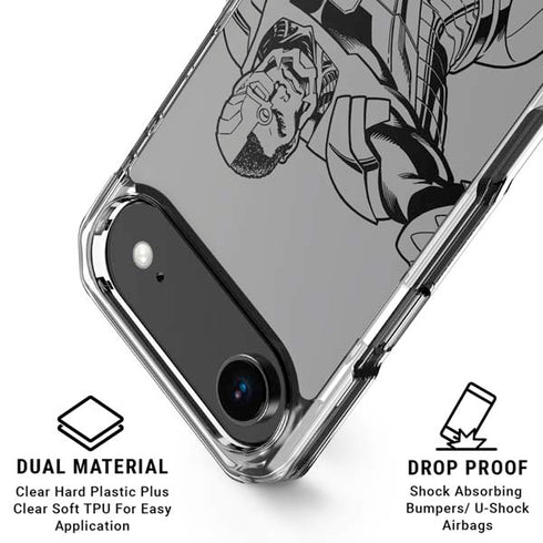 DC Comics Cyborg Comic Pop iPhone 17 Air MagSafe Case