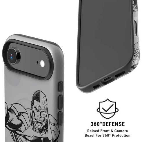 DC Comics Cyborg Comic Pop iPhone 17 Air Magsafe Impact Case