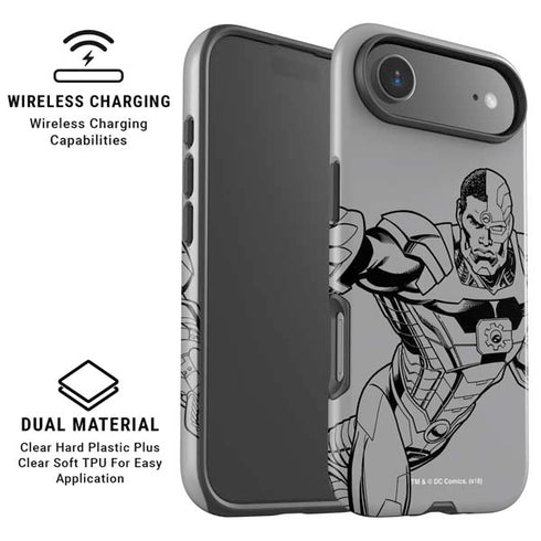 DC Comics Cyborg Comic Pop iPhone 17 Air Magsafe Impact Case