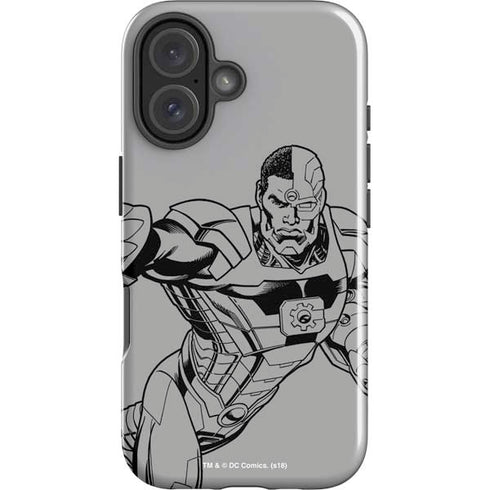 DC Comics Cyborg Comic Pop iPhone 17 Impact Case