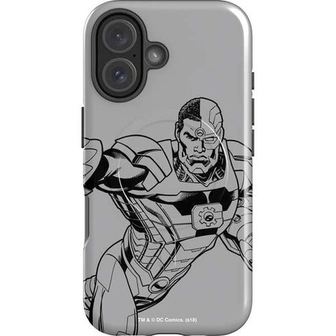 DC Comics Cyborg Comic Pop iPhone 17 Magsafe Impact Case