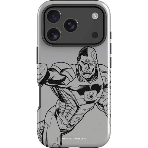 DC Comics Cyborg Comic Pop iPhone 17 Pro Impact Case
