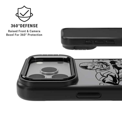DC Comics Cyborg Comic Pop iPhone 17 Pro Kickstand Case