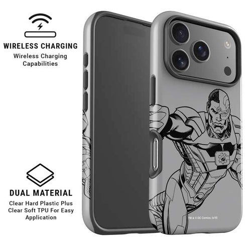 DC Comics Cyborg Comic Pop iPhone 17 Pro Magsafe Impact Case