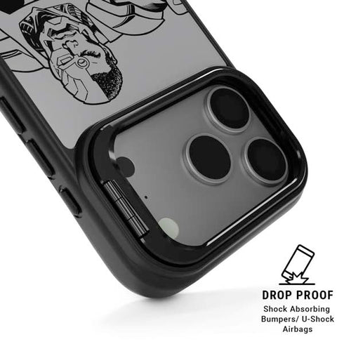 DC Comics Cyborg Comic Pop iPhone 17 Pro Max Kickstand Case