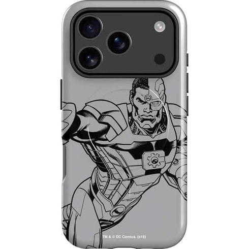 DC Comics Cyborg Comic Pop iPhone 17 Pro Max Magsafe Impact Case