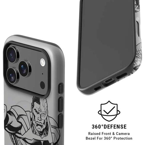 DC Comics Cyborg Comic Pop iPhone 17 Pro Max Magsafe Impact Case