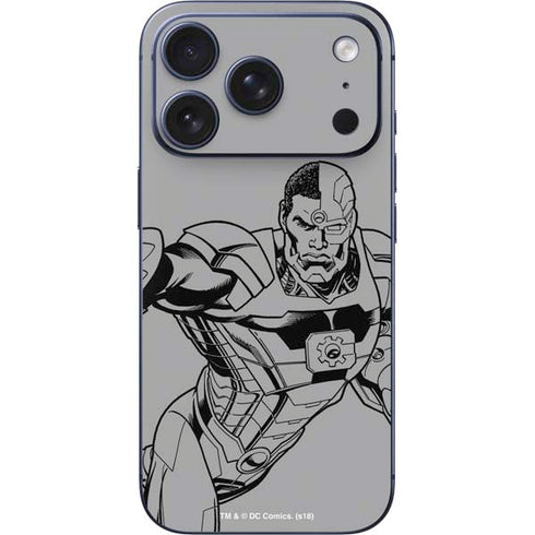 DC Comics Cyborg Comic Pop iPhone 17 Pro Max Skin
