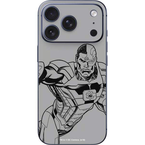 DC Comics Cyborg Comic Pop iPhone 17 Pro Skin
