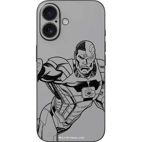 DC Comics Cyborg Comic Pop iPhone 17 Skin