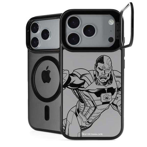 DC Comics Cyborg Comic Pop iPhone 18 Pro Kickstand Case