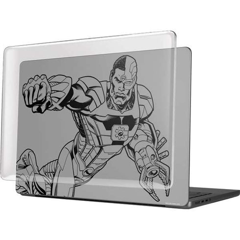 DC Comics Cyborg Comic Pop MacBook Pro 14in (2021-24) Case plus Skin