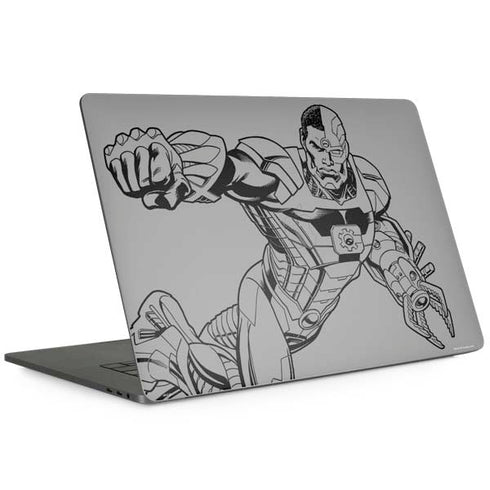 DC Comics Cyborg Comic Pop MacBook Skins