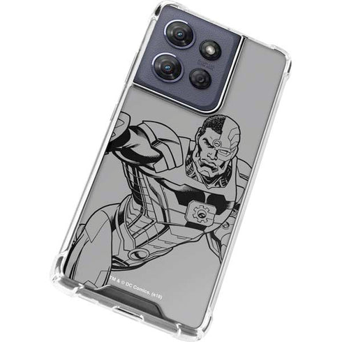DC Comics Cyborg Comic Pop Moto G Play 5G (2025) Clear Case