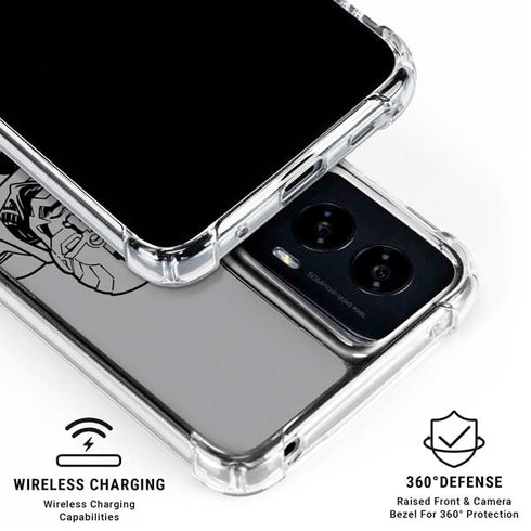DC Comics Cyborg Comic Pop Moto G Power 5G (2024) Clear Case