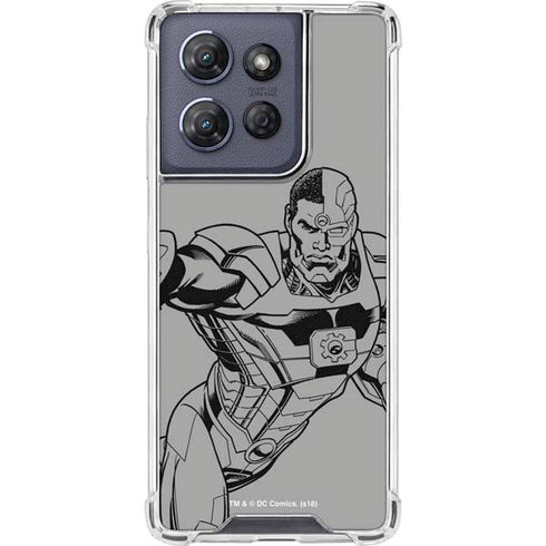 DC Comics Cyborg Comic Pop Moto G Power 5G (2025) Clear Case