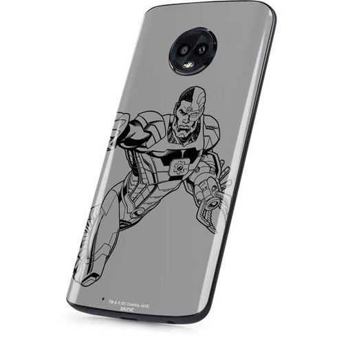 DC Comics Cyborg Comic Pop Moto G6 Skin