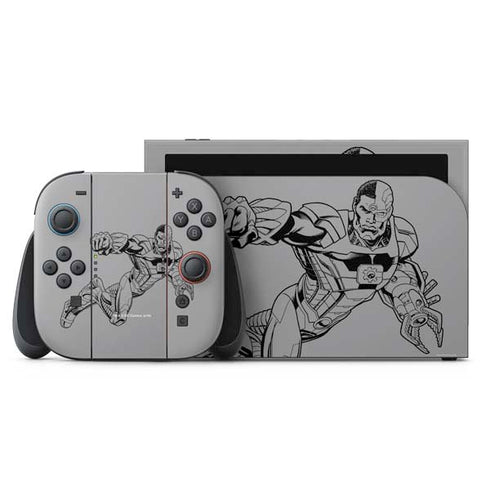 DC Comics Cyborg Comic Pop Nintendo Skins