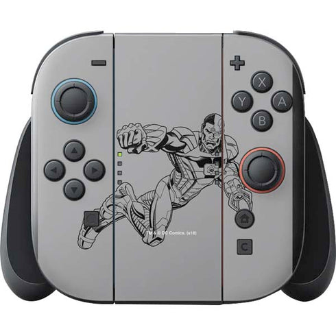 DC Comics Cyborg Comic Pop Nintendo Switch 2 (2025) with Joy-Con Skin