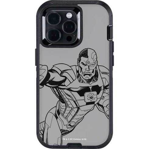 DC Comics Cyborg Comic Pop Otterbox Defender iPhone Skin