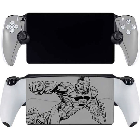 DC Comics Cyborg Comic Pop PlayStation Portal Remote Player Skin
