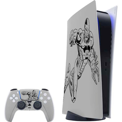 DC Comics Cyborg Comic Pop PlayStation PS5 Skins