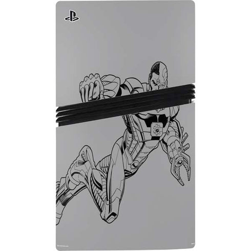 DC Comics Cyborg Comic Pop PS5 Pro Bundle Skin