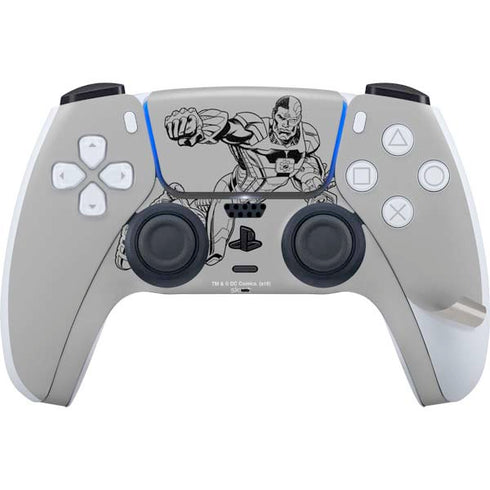 DC Comics Cyborg Comic Pop PS5 Pro Disk Bundle Skin