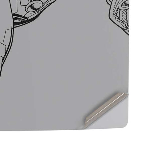 DC Comics Cyborg Comic Pop PS5 Pro Disk Console Skin