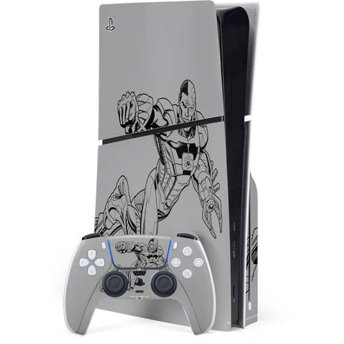 DC Comics Cyborg Comic Pop PlayStation PS5 Skins