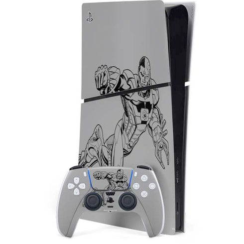 DC Comics Cyborg Comic Pop PlayStation PS5 Skins