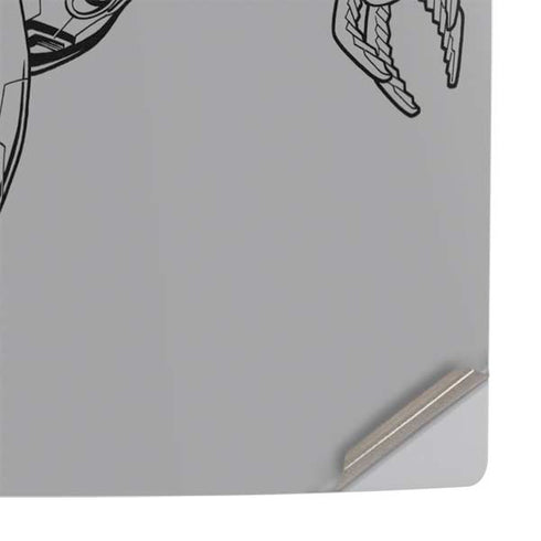 DC Comics Cyborg Comic Pop PS5 Slim Digital Edition Console Skin