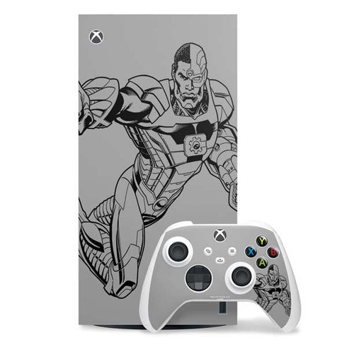 DC Comics Cyborg Comic Pop Xbox Series X Skins