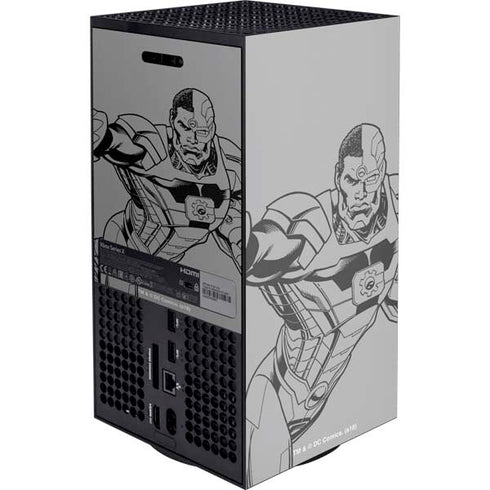 DC Comics Cyborg Comic Pop XBox Series X Digital Edition Console Skin