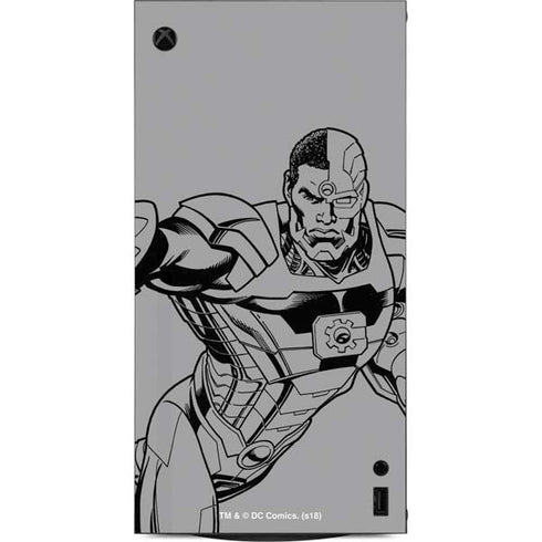 DC Comics Cyborg Comic Pop XBox Series X Digital Edition Console Skin