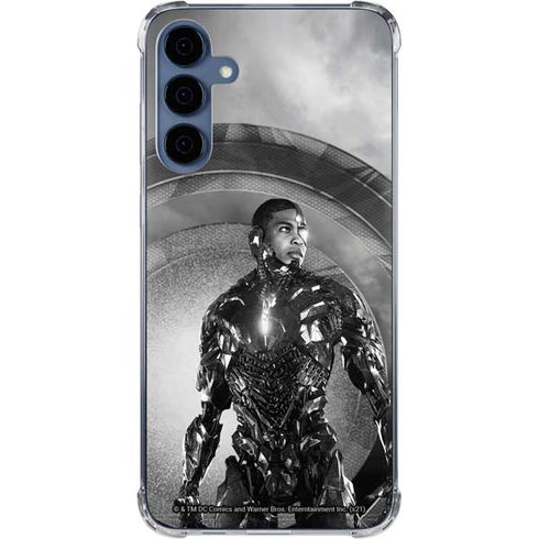 The Justice League (2017) Cyborg Poster Galaxy A35 5G Clear Case