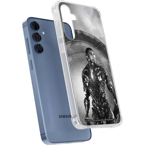 The Justice League (2017) Cyborg Poster Galaxy A35 5G Clear Case