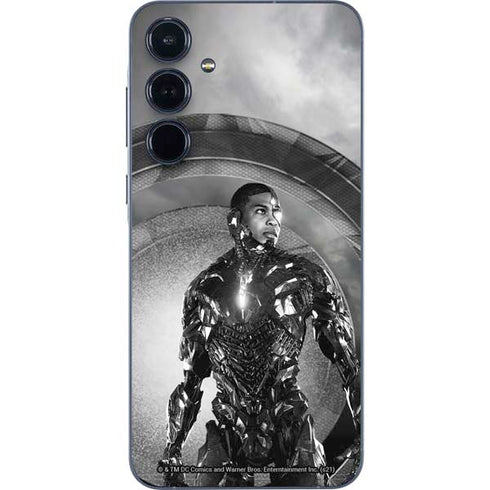 The Justice League (2017) Cyborg Poster Galaxy A35 5G Skin