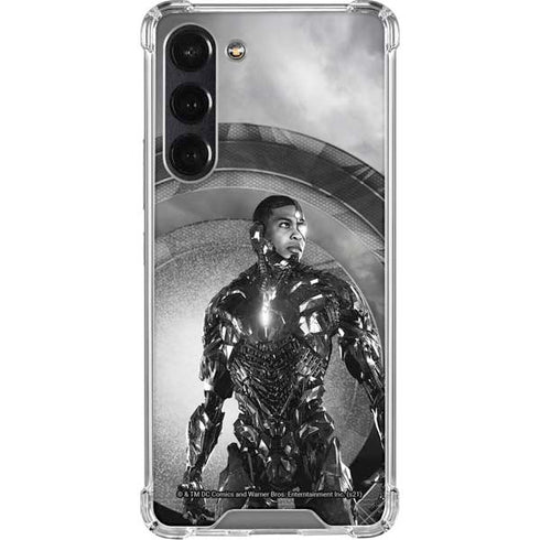 The Justice League (2017) Cyborg Poster Galaxy S24 FE Clear Case
