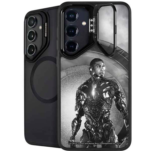 The Justice League (2017) Cyborg Poster Galaxy S25 Kickstand Case