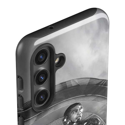 The Justice League (2017) Cyborg Poster Galaxy S25 Plus Impact Case