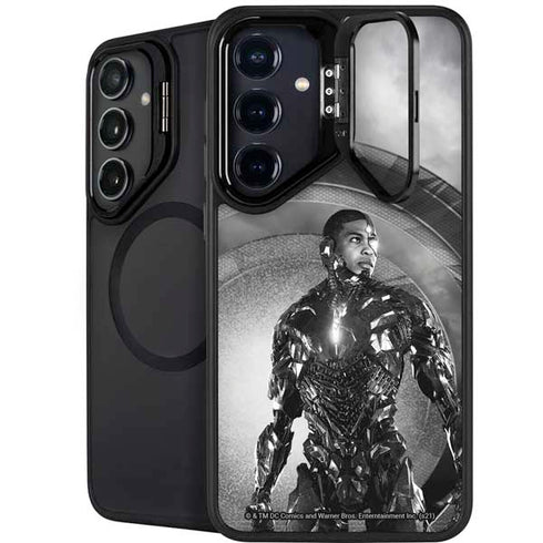 The Justice League (2017) Cyborg Poster Galaxy S25 Plus Kickstand Case